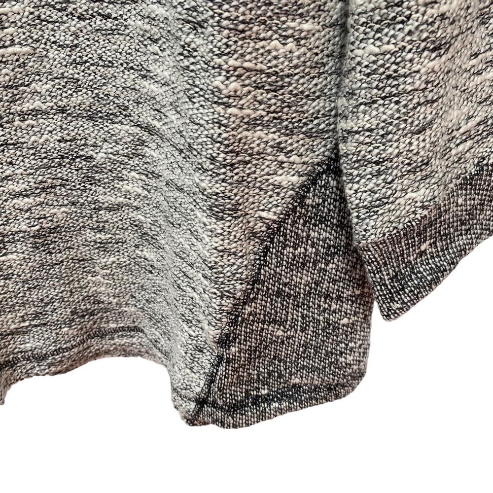 Ruby Rd. Pullover Top 1/4 Zip Reverse Weave Black… - image 5